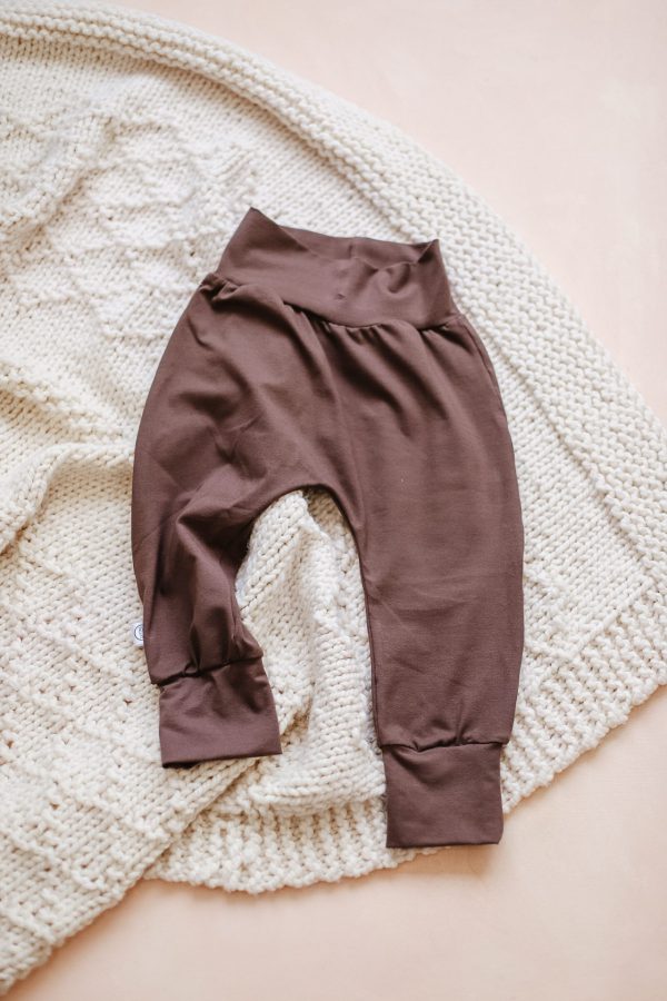 baby and toddler harem style comfortable pant in coco